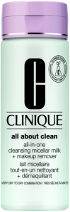Clinique All About Clean All-in-One Cleansing Micellar Milk + Makeup Remover ST 1 & 2