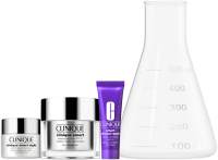 Clinique Anti Aging Set = Cl. Smart SPF 15 Custom-Repair Moisturizer 50 ml + Cl. Smart Night Custom-Repair Moist. 15 ml + Cl. Smart Clinical Repair Serum 10 ml