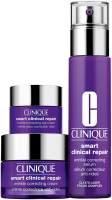 Clinique Smart Clinical Repair Smooth & Renew Lab = Wrinkle Correcting Serum 30ml + Wrinkle Correcting Cream 15ml + Wrinkle Correcting Eye Cream 5ml