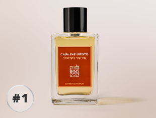 Casa Far Niente Negroni Nights Extrait de Parfum in rechteckigem Glasflakon mit rotem Etikett