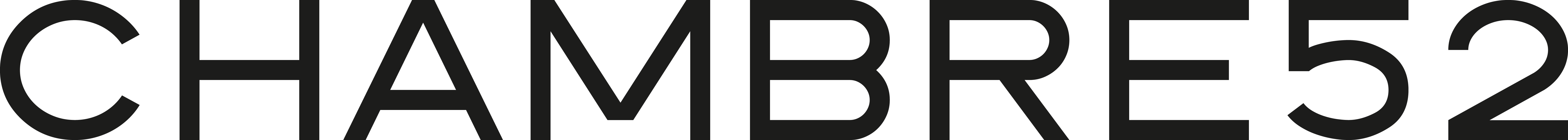 Logo von Chambre52 in schwarzer Typografie